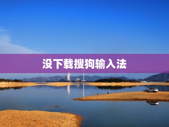没下载搜狗输入法
