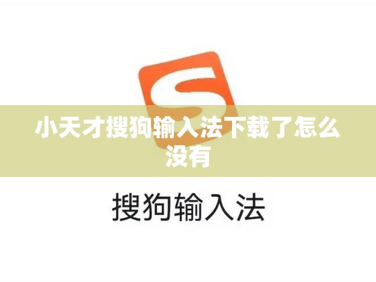 小天才搜狗输入法下载了怎么没有