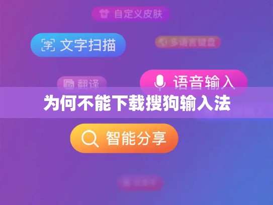 为何不能下载搜狗输入法