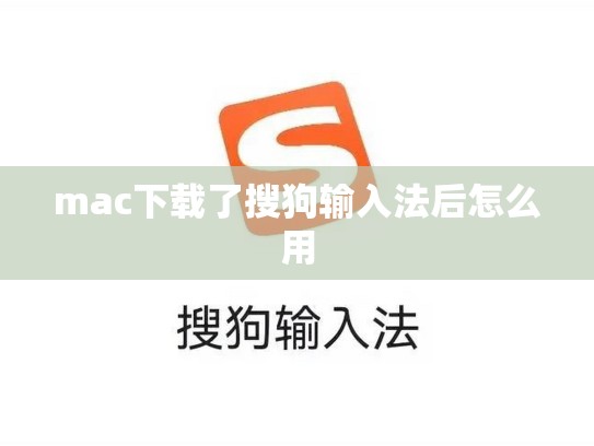 mac下载了搜狗输入法后怎么用