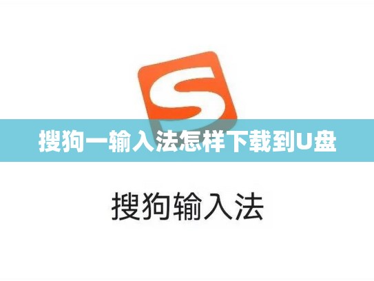 搜狗一输入法怎样下载到U盘