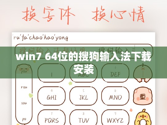 win7 64位的搜狗输入法下载安装