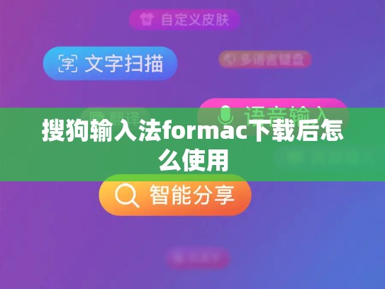 搜狗输入法formac下载后怎么使用