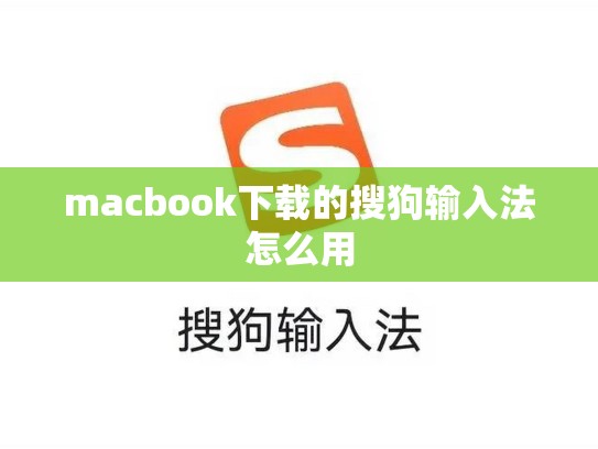 macbook下载的搜狗输入法怎么用
