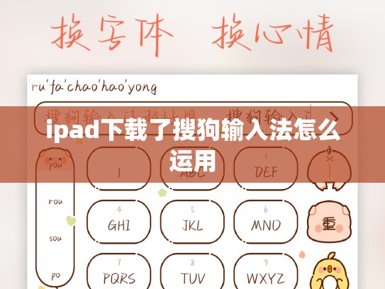 ipad下载了搜狗输入法怎么运用