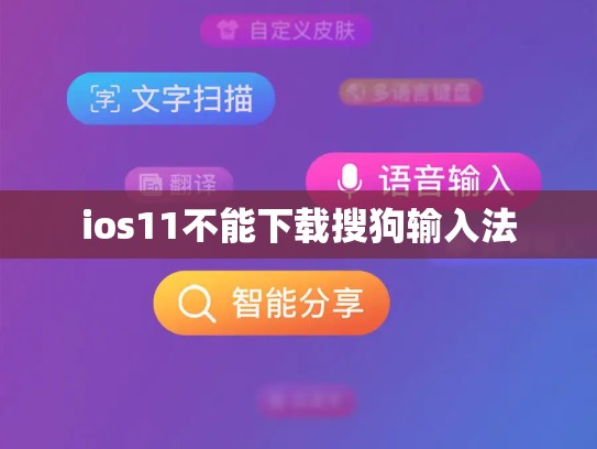 ios11不能下载搜狗输入法