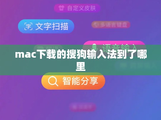 mac下载的搜狗输入法到了哪里