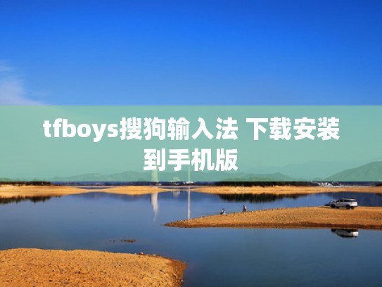 tfboys搜狗输入法 下载安装到手机版