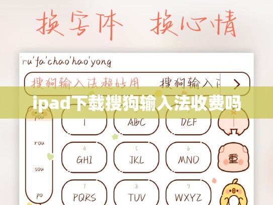 ipad下载搜狗输入法收费吗