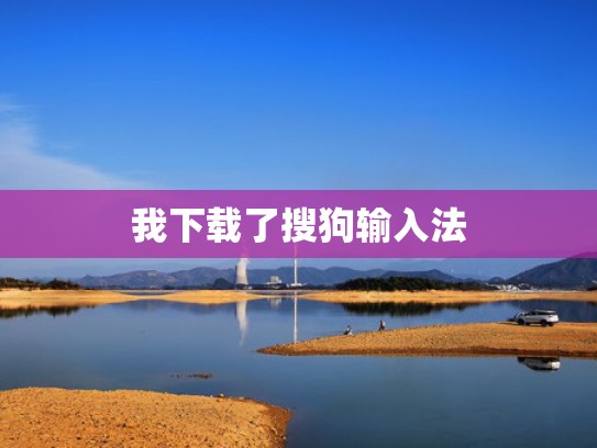 我下载了搜狗输入法