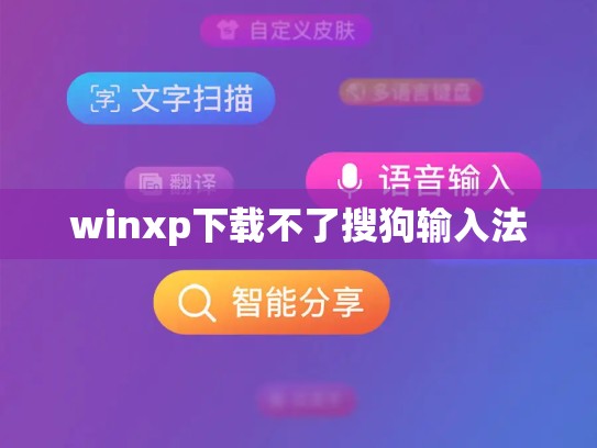 winxp下载不了搜狗输入法