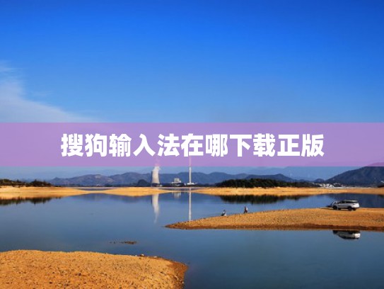 搜狗输入法在哪下载正版